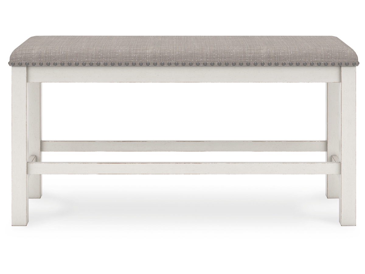Robbinsdale Counter Height Bench - Antique White - (D642-09) Robbinsdale Counter Height Bench - Antique White - (D642-09)