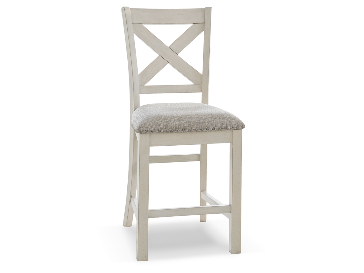 Robbinsdale Counter Height Stool - Antique White - (D642-124) Robbinsdale Counter Height Stool - Antique White - (D642-124)