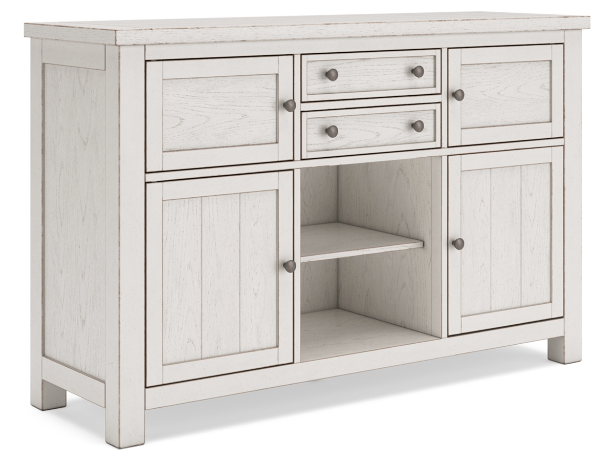 Robbinsdale Dining Server - Antique White - (D642-60) Robbinsdale Dining Server - Antique White - (D642-60)