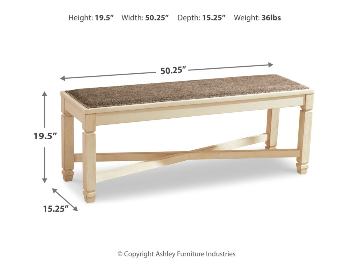Bolanburg Dining Bench - Two-tone - (D647-00)
