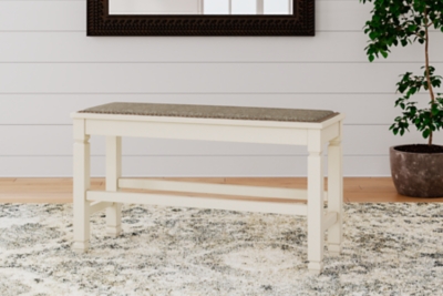 Bolanburg 42 Counter Height Upholstered Dining Bench, Two-tone