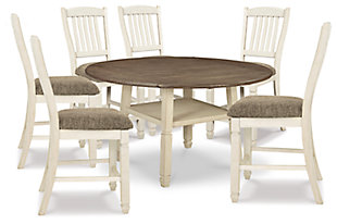 Bolanburg Counter Height Dining Table and 6 Barstools, , large