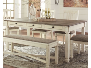 Bolanburg Dining Table with 6 Storage Drawers Ashley