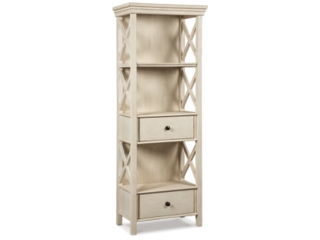 Bolanburg Tall Display Cabinet with 2 Drawers and 3 Shelves