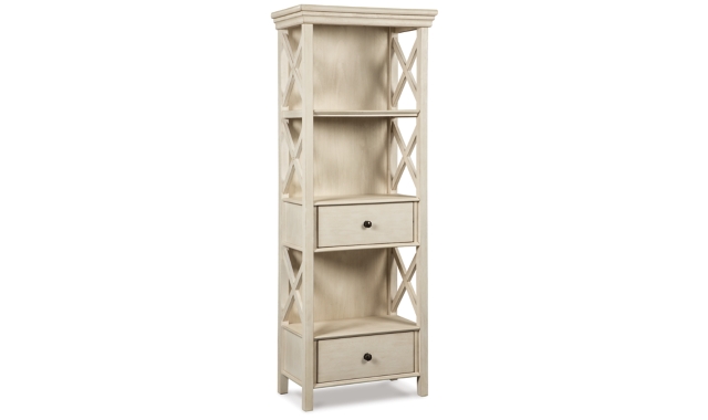 Bolanburg Tall Display Cabinet with 2 Drawers and 3 Shelves
