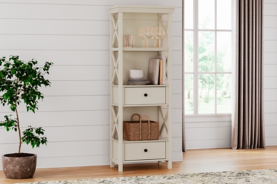 D647-76 Bolanburg Tall Display Cabinet with 2 Drawers and  sku D647-76