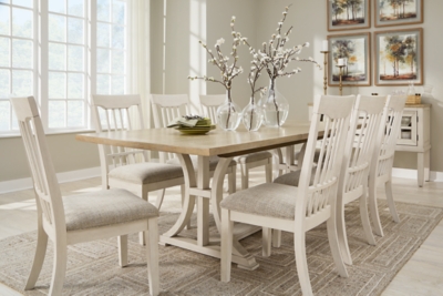 Shaybrock Dining Table and 8 Chairs with Storage