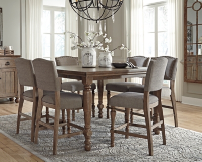 Tanshire Counter Height Dining Room Table Ashley Furniture Homestore