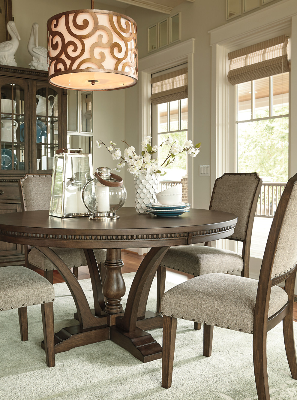 Larrenton Round Dining Room Table Top Corporate Website Of