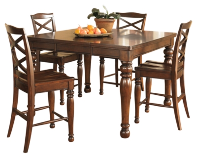 Porter Dining Room Set - Porter Dining Chair Ashley Furniture Homestore Side Chair Dining Room Dining Chairs Dining Chair Set / Traditionally styled french country chairs perfectly coordinate with the curves of the round table.