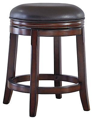 Porter Counter Height Bar Stool, Rustic Brown, large