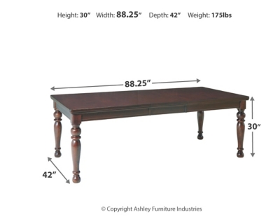 Porter Extendable Dining Table Ashley