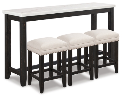 Anchorville Counter Height Dining Table and Bar Stools (Set of 4), , large