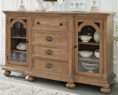 Beautiful Dining Room Server With Hutch Photos