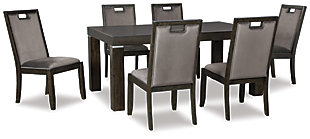 Hyndell Dining Table and 6 Chairs, , large
