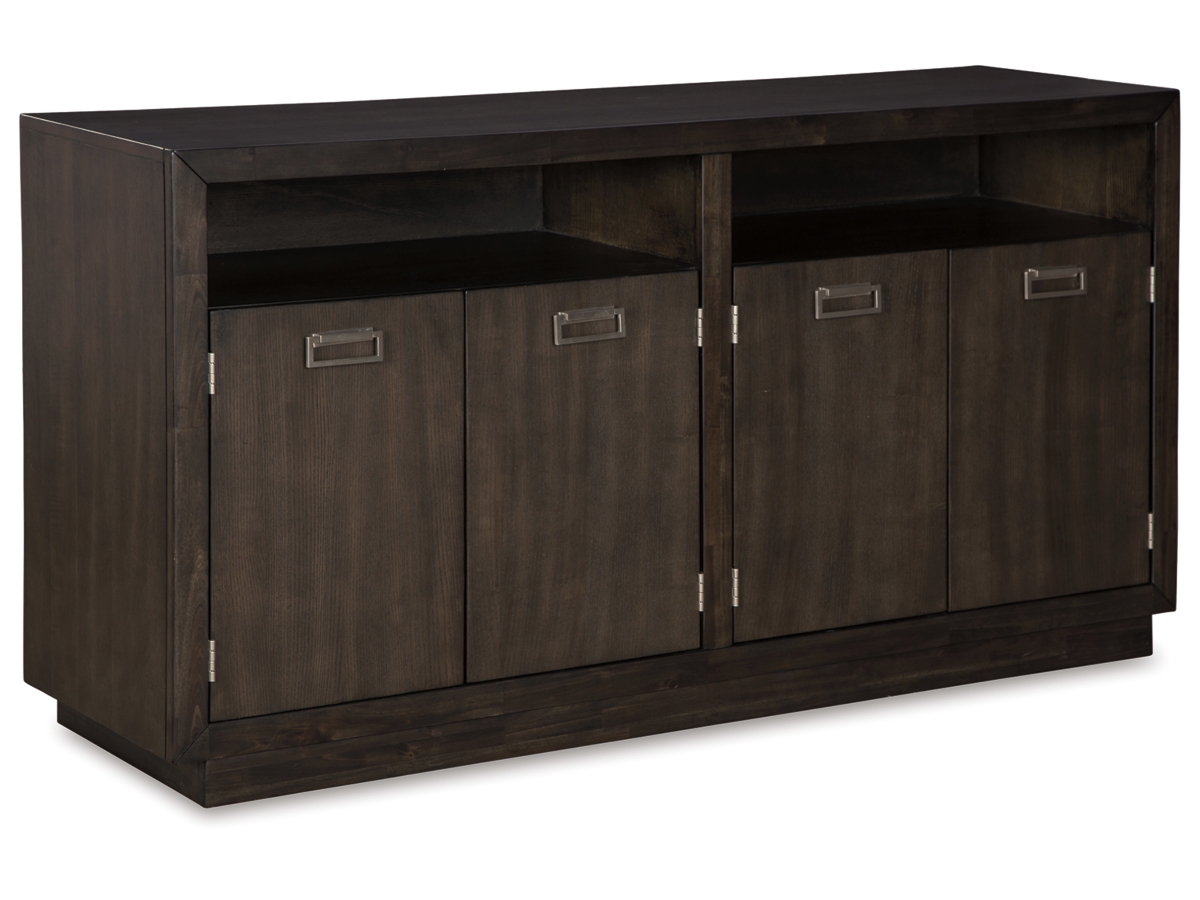 Hyndell Dining Server with Cabinets and Cubbies | Ashley
