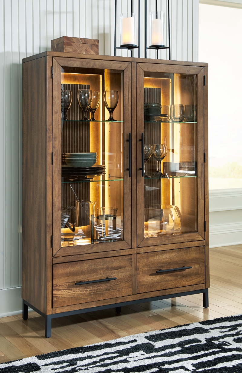 display cabinet ディスプレイキャビネット アッシュ材 タモ Steenlage Display Cabinet – アシュレイ