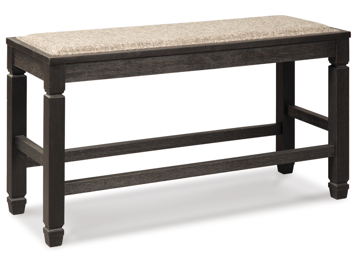 Tyler Creek Counter Height Bench - Antique Black - (D736-09)