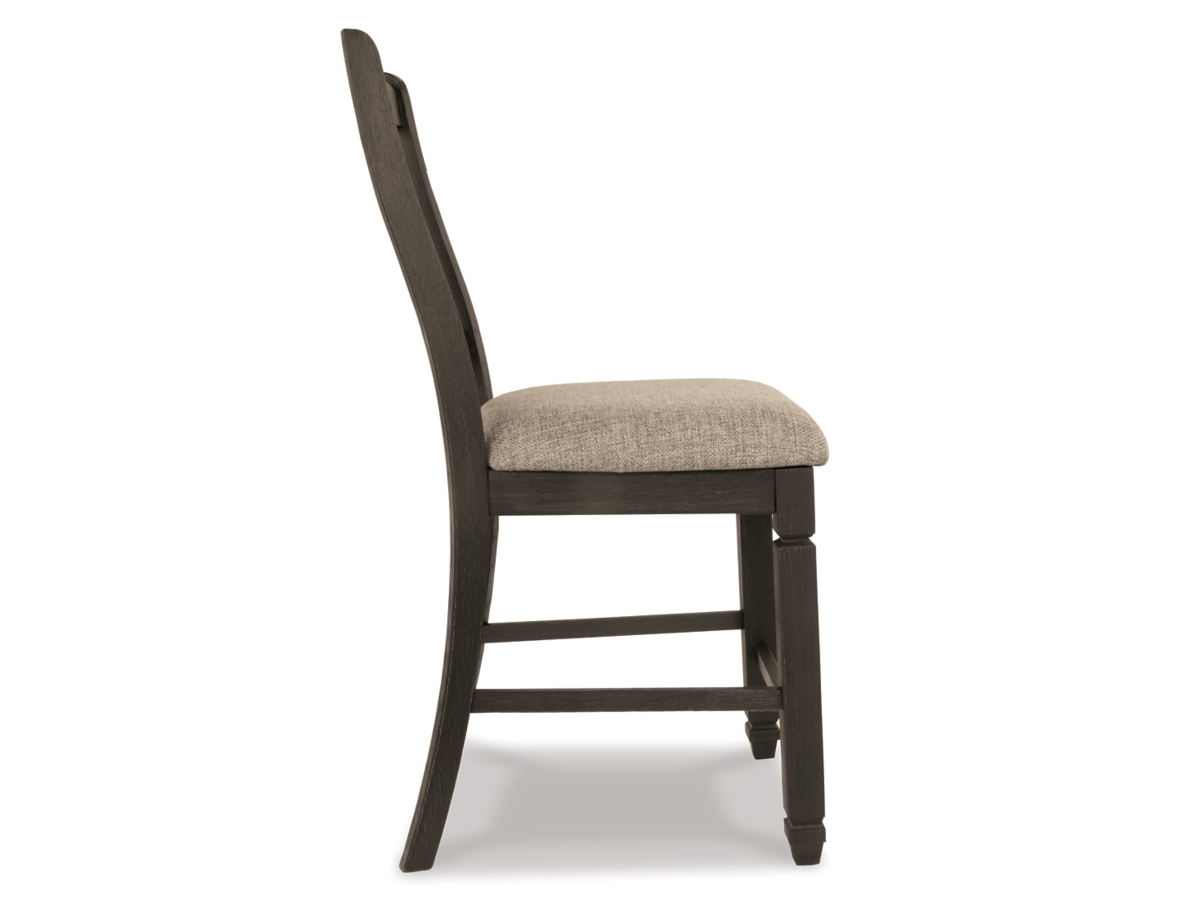Tyler Creek Counter Height Stool - Black/Grayish Brown - (D736-124) Tyler Creek Counter Height Stool - Black/Grayish Brown - (D736-124)