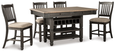 Tyler Creek Counter Height Dining Table and 4 Barstools, , large