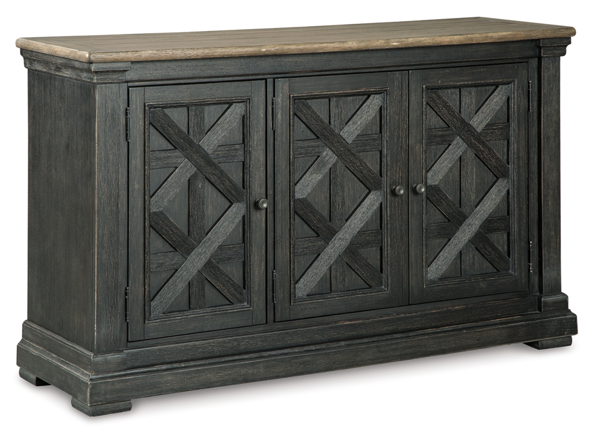 Tyler Creek Dining Server - Black/Grey - (D736-60)