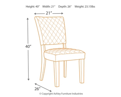 Baylow Dining Room Chair | Ashley Furniture HomeStore