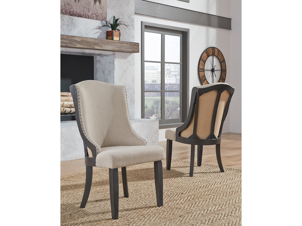 Lowell modified wingback dining hot sale chair