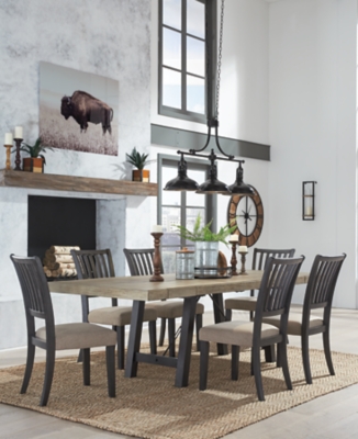 Ashley dining best sale table set sale