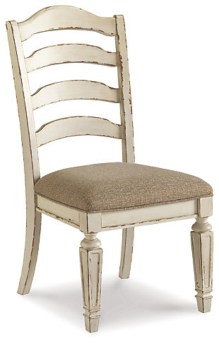 Realyn Dining Chair Ashley Furniture, Parsons Chairs With Arms