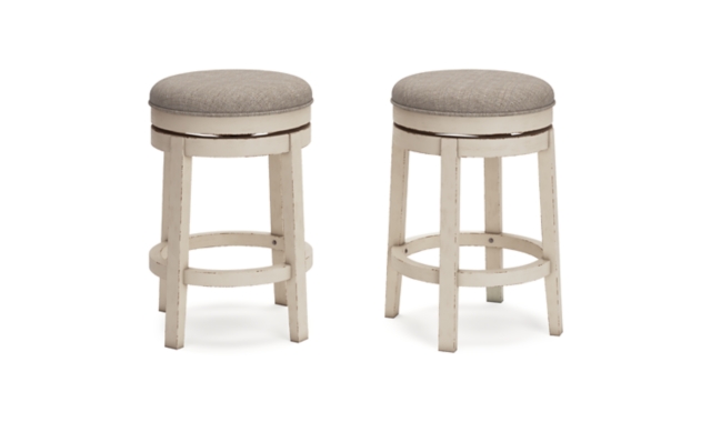 Realyn Round Backless Counter Height Bar Stool