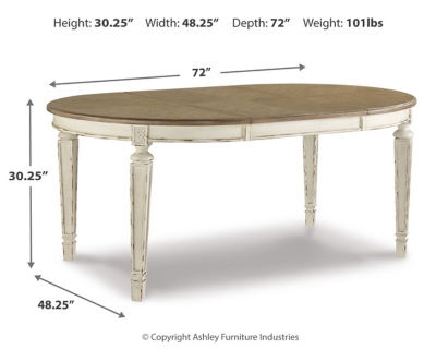 Realyn Dining Table and 4 Chairs, , large