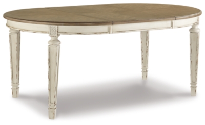 Realyn Dining Extension Table Ashley Furniture Homestore