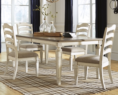 Realyn Dining Table And 8 Chairs Set Ashley Furniture Homestore