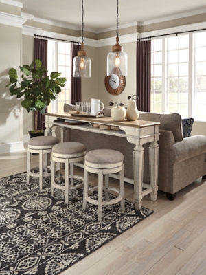 Ashley furniture sofa 2025 table with stools