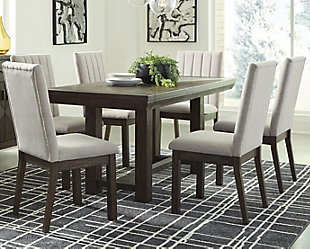 Dellbeck Extendable Dining Table, Ashley Furniture Oak Dining Room Chairs