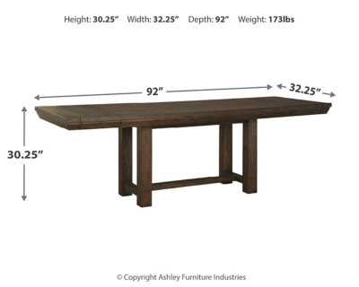 Dellbeck Dining Extension Table, , large