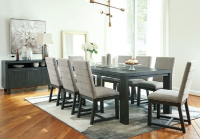 Bellvern Dining Table and 8 Chairs Ashley