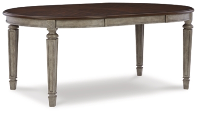 D751-35 Lodenbay Oval Extendable Dining Table, Two-tone, W sku D751-35