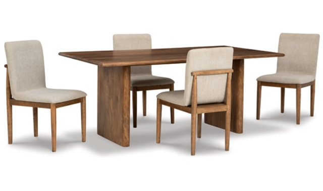 Isanti Dining Table and 4 Chairs Set