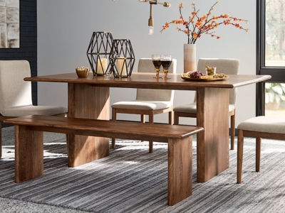 D752-25 Isanti Dining Table, Light Brown, Wood sku D752-25