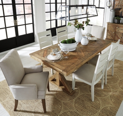 Ashley furniture small discount dining table set