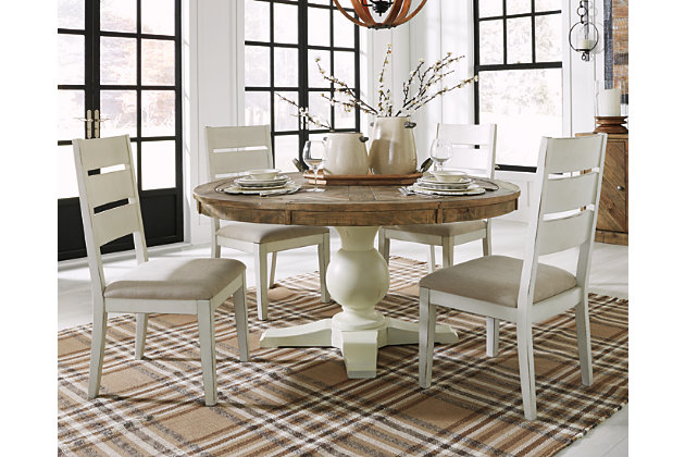 Grindleburg Dining Table And 4 Chairs, Ashley Furniture Round Dining Table Set