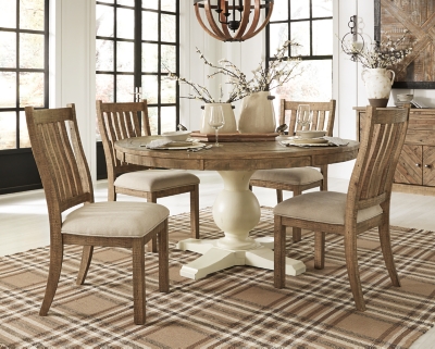 Ashley dining room cheap chairs