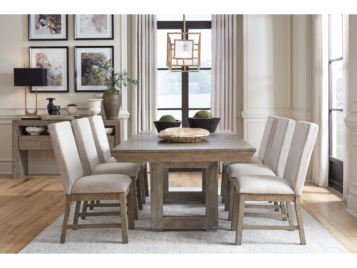 Ashley furniture dining table store with 6 chairs