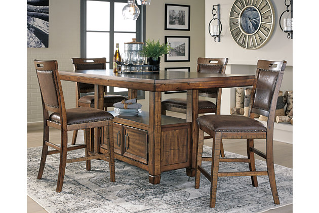 Royard Counter Height Dining Table Ashley, Royard Counter Height Dining Room Table Set
