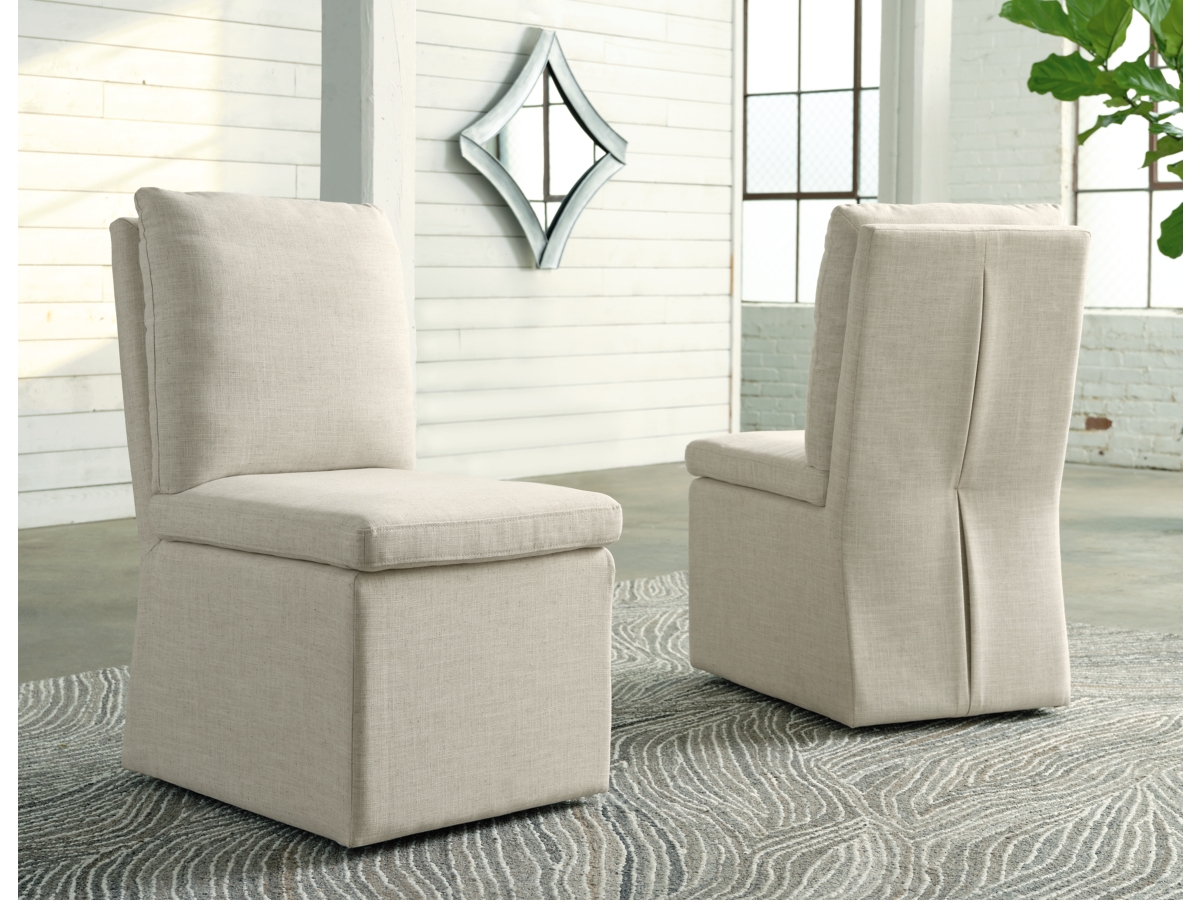 Krystanza Dining Chair - Oatmeal - (D766-02)