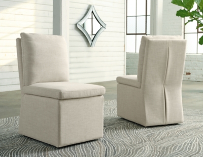 Krystanza Dining Chair, Oatmeal, rollover