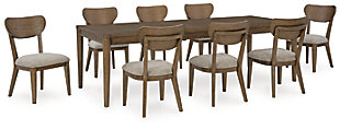 Roanhowe Dining Table and 8 Chairs, , large