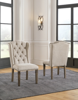 Markenburg Upholstered Wingback Dining Chair Ashley