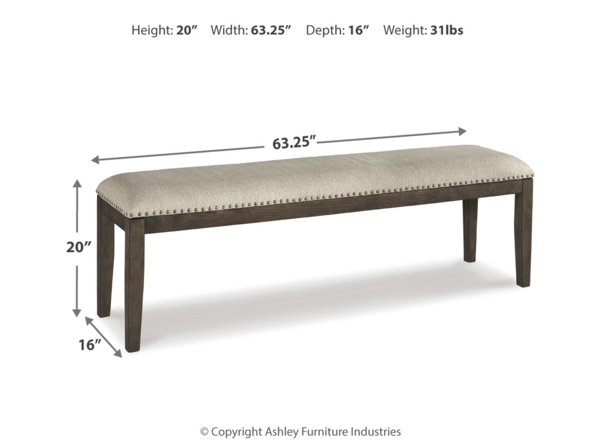 Ashley shop furniture bench